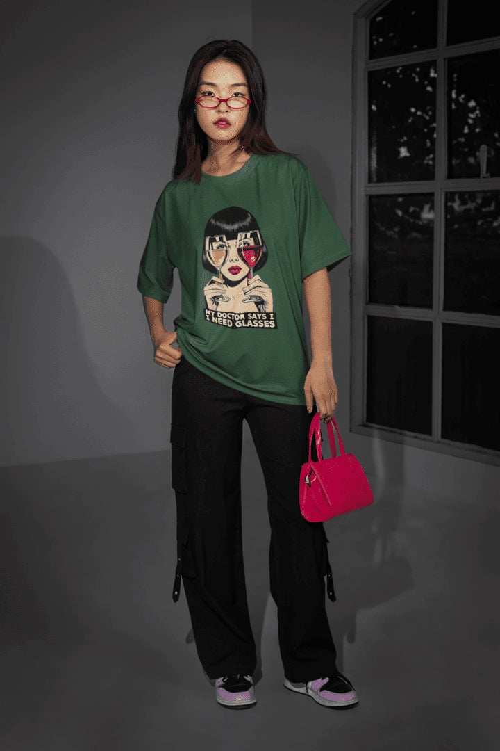 I need Glasses Oversized T-shirt - Urban Theory Co