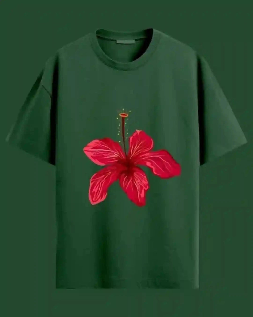 Red Hibiscus: Your Confidence Uniform