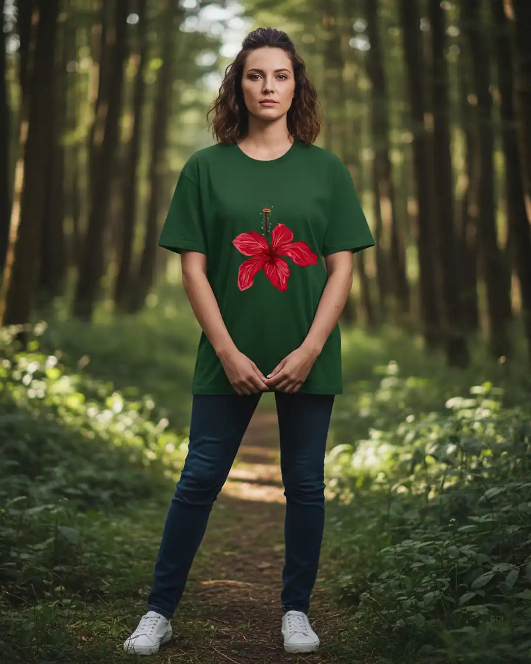 Hibiscus: Your Confidence Uniform Oversized T-shirt