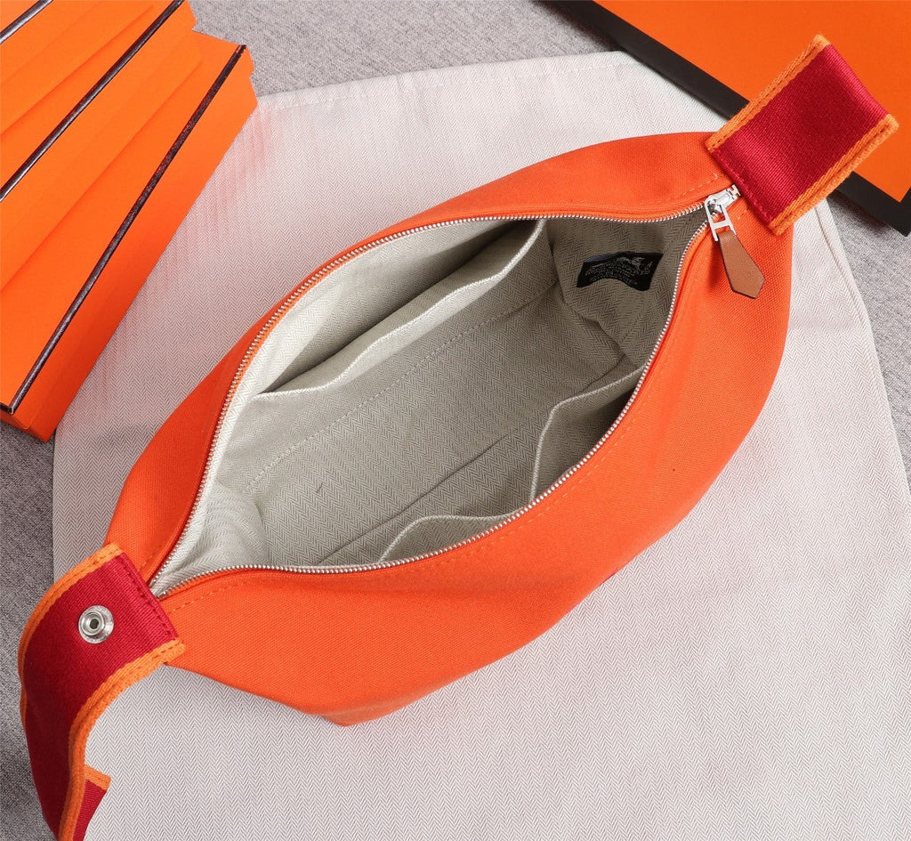 Hermes Bride-A-Brac 21 Orange Canvas