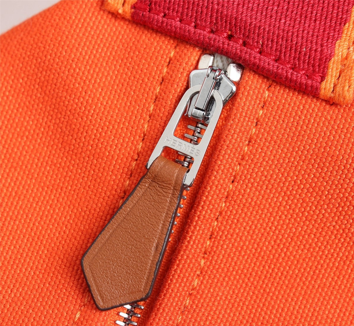 Hermes Bride-A-Brac 21 Orange Canvas