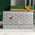 Goyard Varenne Continental Wallet 19 in Gray Goyardine Canvas