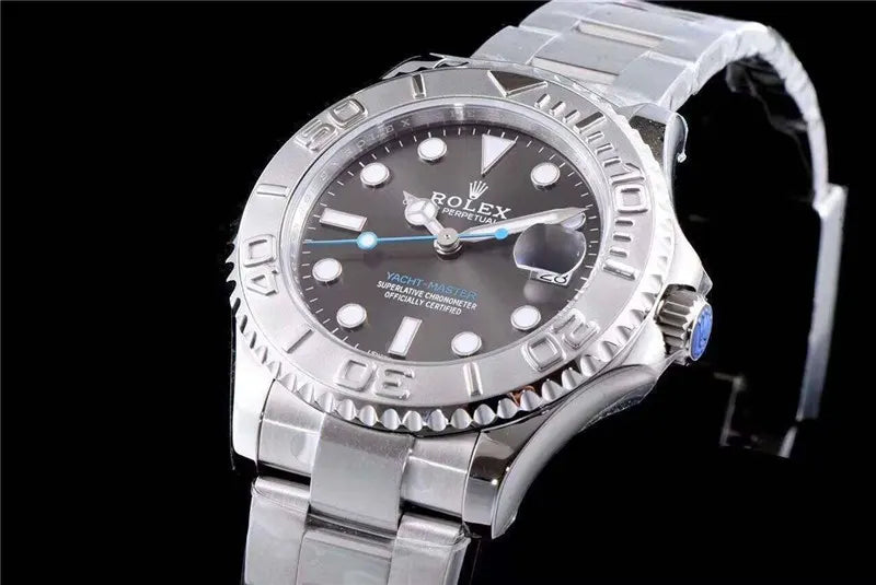 Rolex Yacht-Master Steel Black Dial - Hình 16