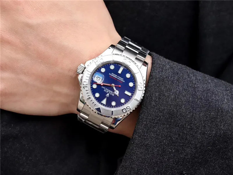 Rolex Yacht-Master Steel Black Dial - Hình 7