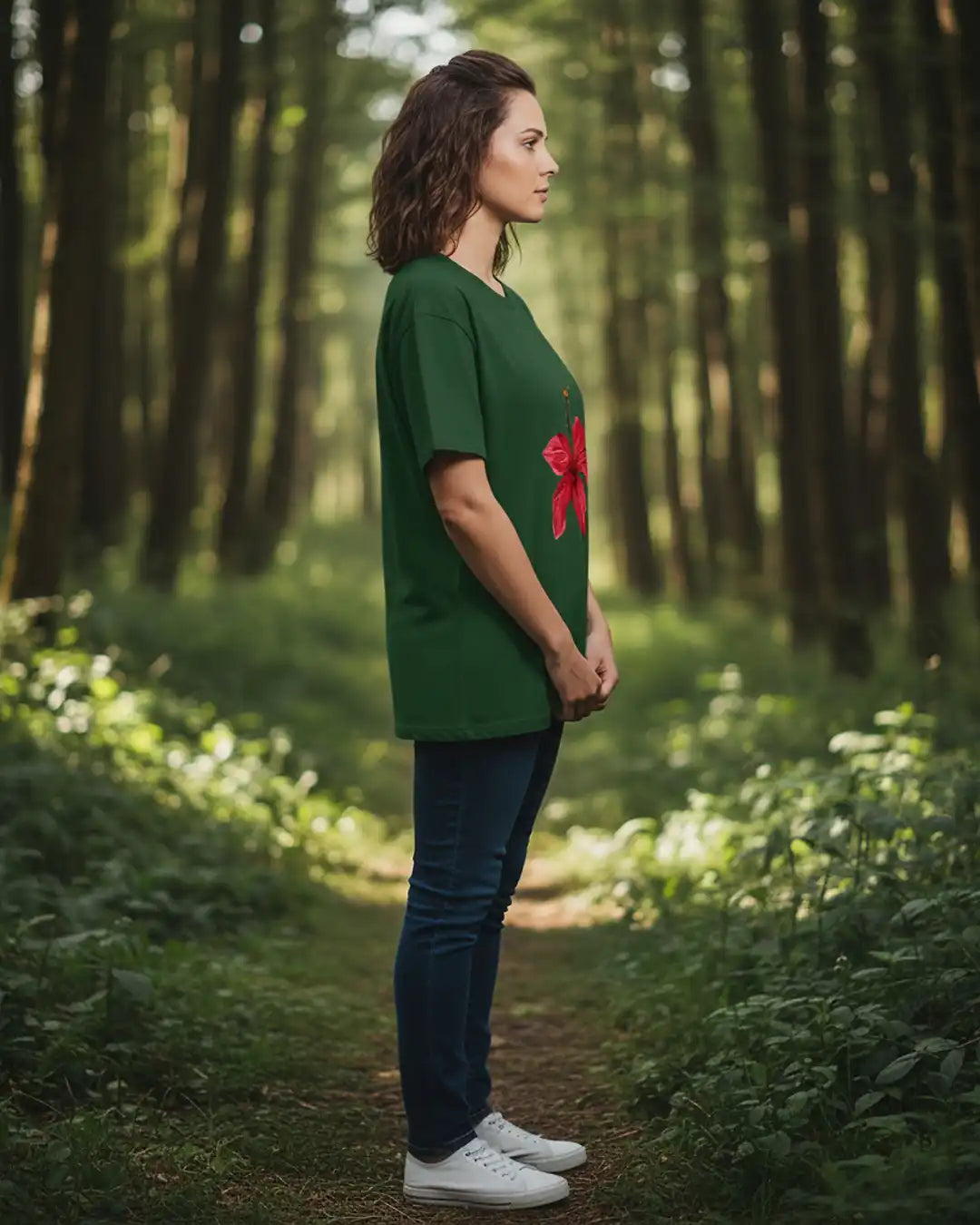 Hibiscus: Your Confidence Uniform Oversized T-shirt