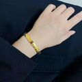 Premium Gold-Plated Designer Inspired Bracelet