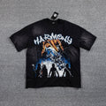 HARMONY Black Front & Back Graphic T-Shirt — hero