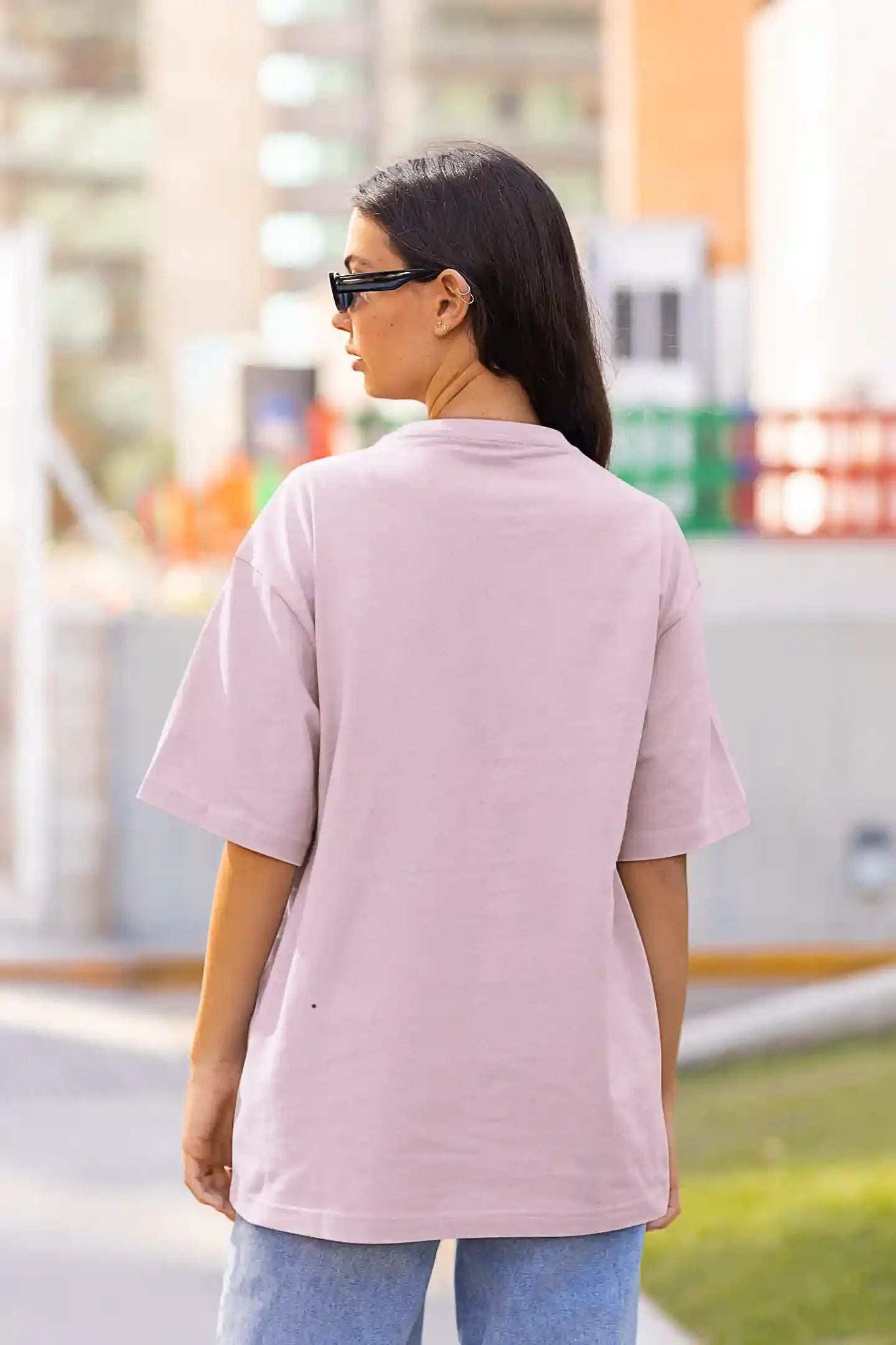 Pink Butterfly Oversized Tee - Urban Theory Co