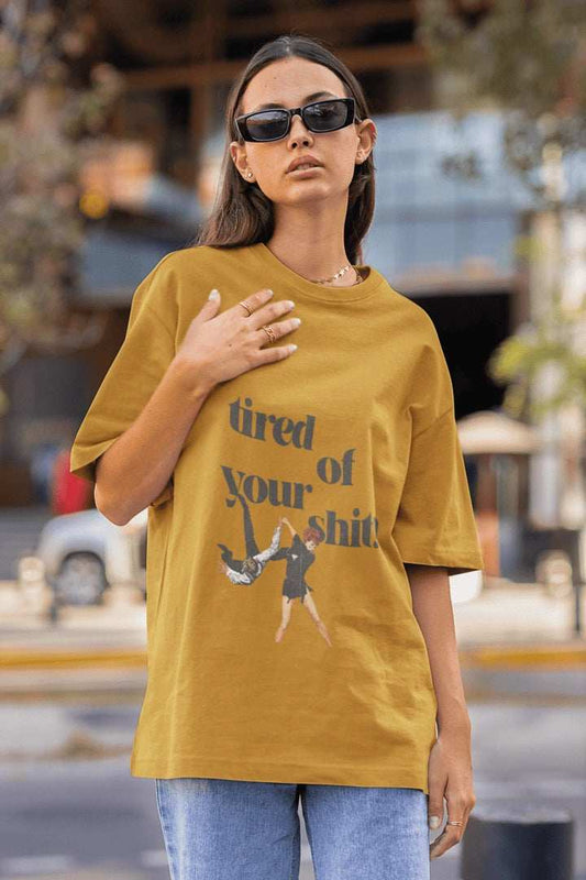Beat Your Man Oversized T-shirt - Urban Theory Co