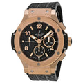 rubber Hublot Rose Gold Black Dial