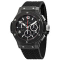 rubber Hublot Black Ceramic Chronograph