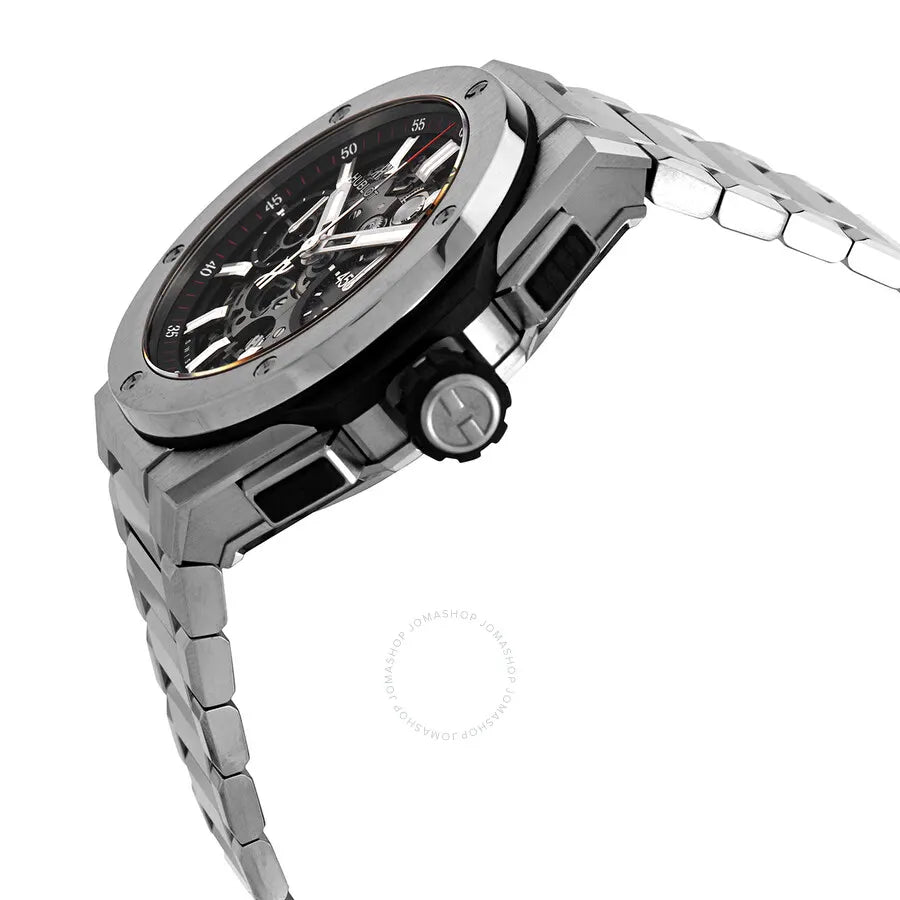 big Hublot Titanium Skeleton Watch - Hình 2