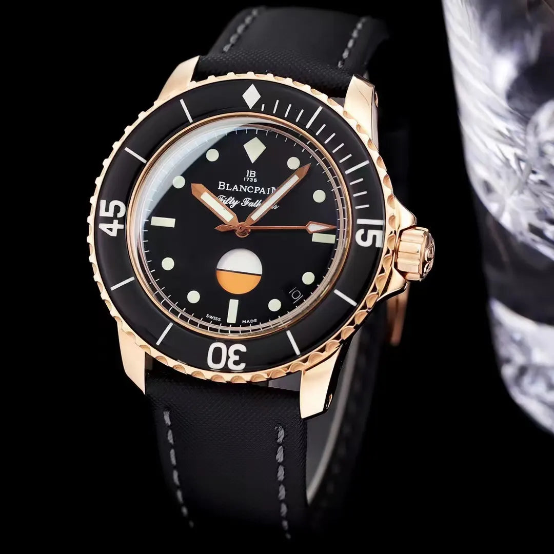 Blancpain Rose Gold Watch - Hình 5