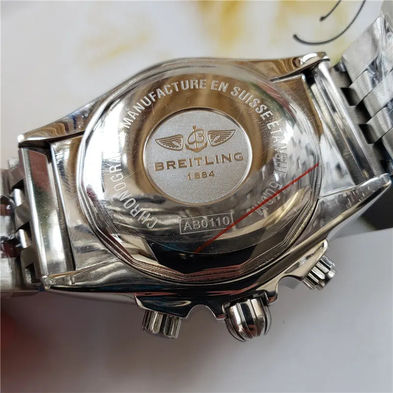 Breitling Chronomat Black Dial steel - Hình 4