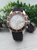 Breitling Brown Bezel Rubber Strap