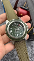 Breitling Green Textile Watch