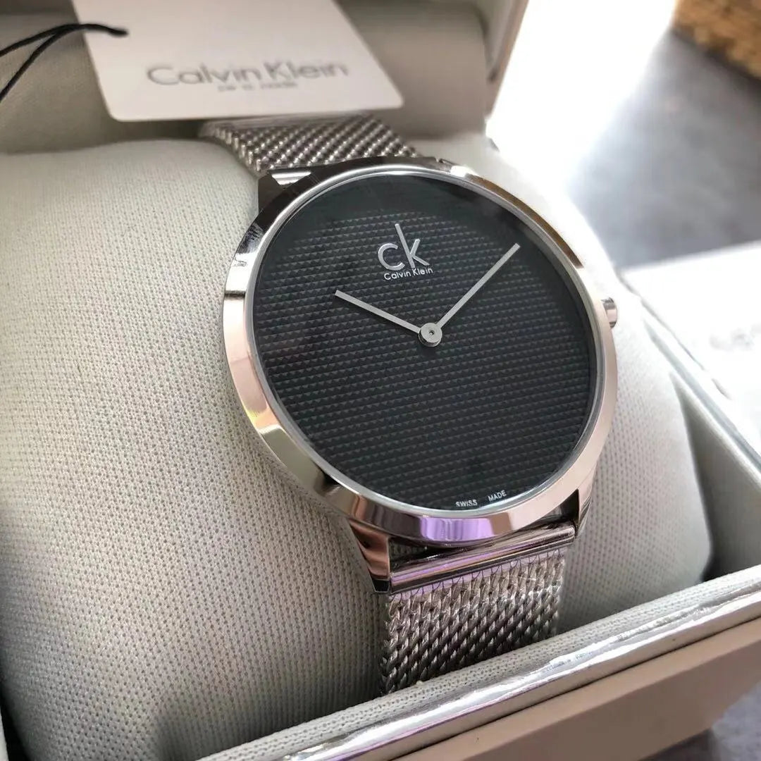 Calvin Klein Silver Mesh Watch