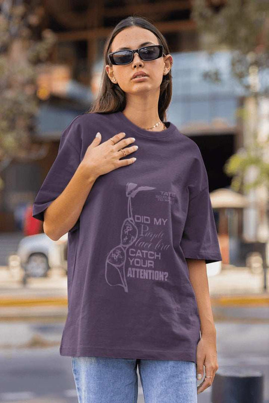 Catch Your Attention Oversized T-shirt - Urban Theory Co