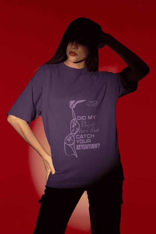 Catch Your Attention Oversized T-shirt - Urban Theory Co