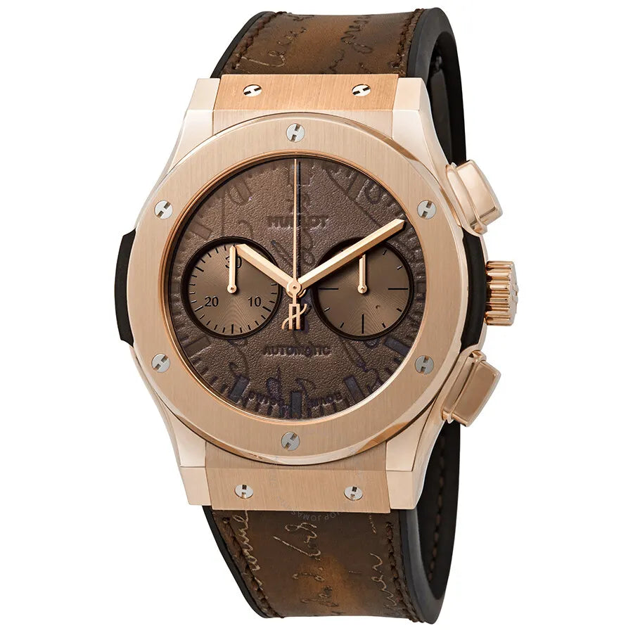 Hublot Gold Brown Chronograph