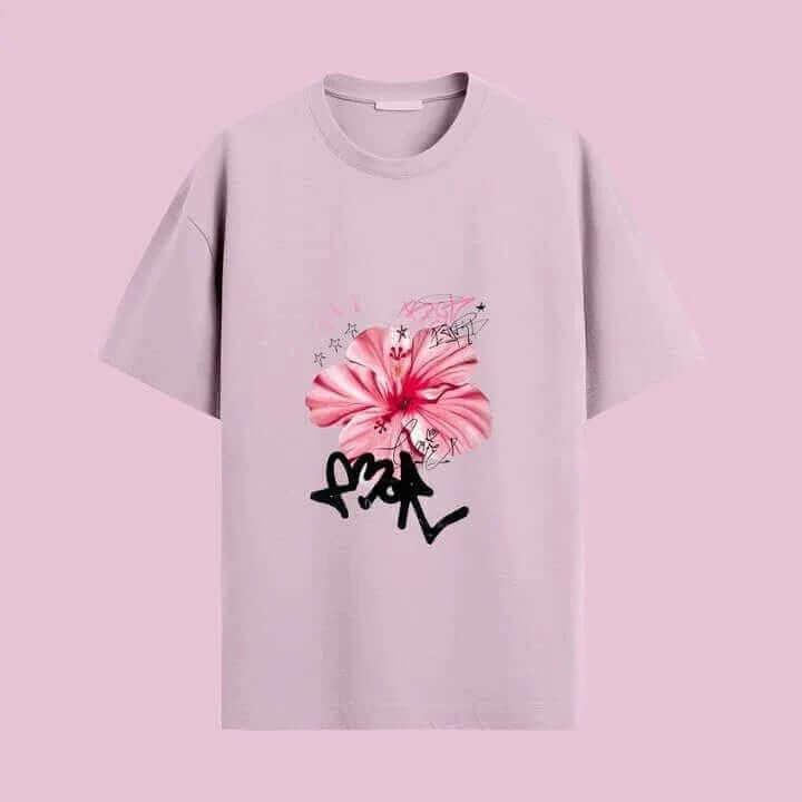 Blossom Graffiti Oversized Tee - Urban Theory Co - Urban Theory Co