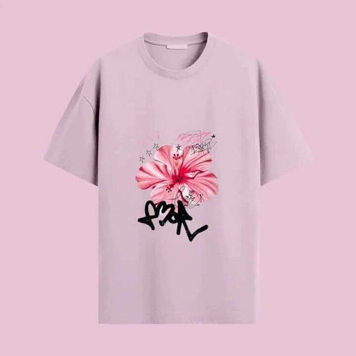 Blossom Graffiti Oversized Tee - Urban Theory Co - Urban Theory Co