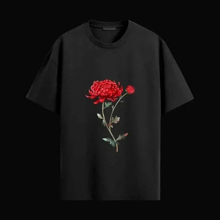 Exotic Flower Oversized Tee - Urban Thoery Co - Urban Theory Co