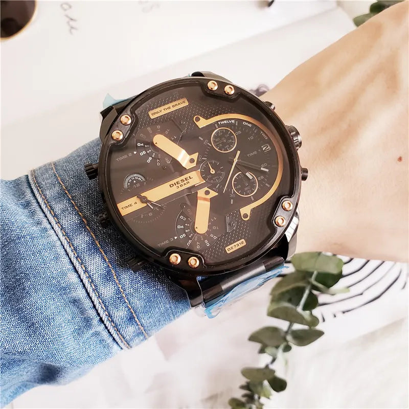 Diesel Black Gold Chronograph - Hình 4