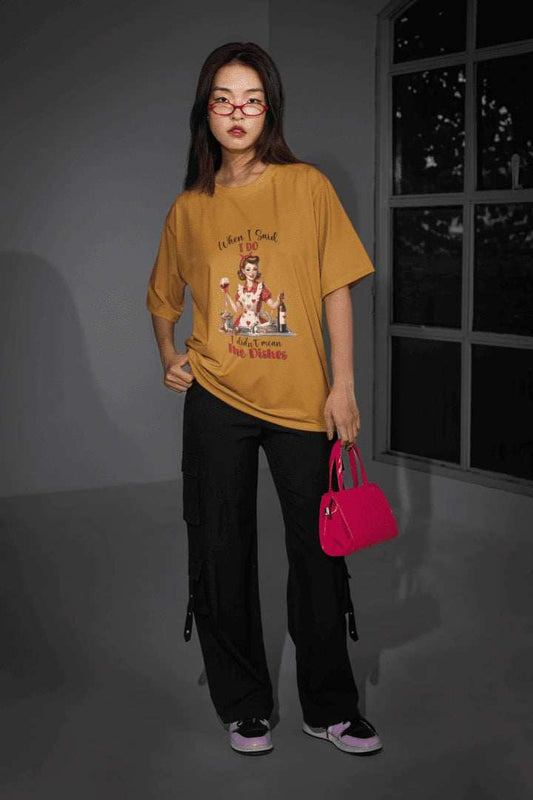 Don't do Dish Oversized T-shirt - Urban Theory Co