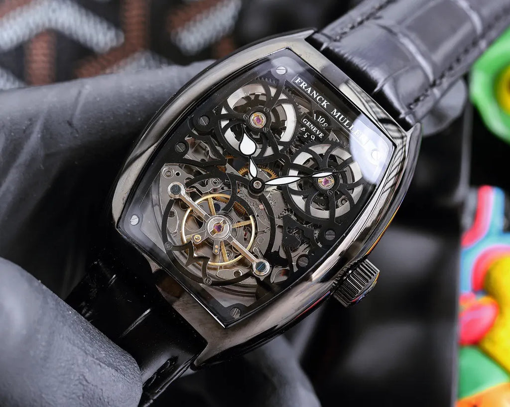 Franck Muller Skeleton Leather - Hình 6
