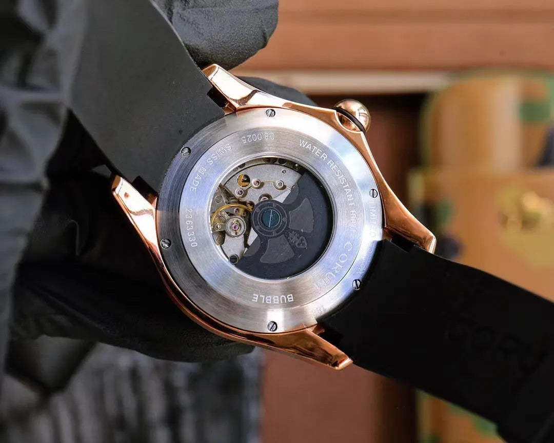 Corum Bubble Skull Rose Gold - Hình 4