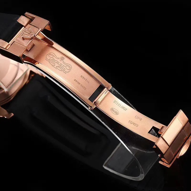Rolex Yacht-Master Rose Gold Black Rubber - Hình 3