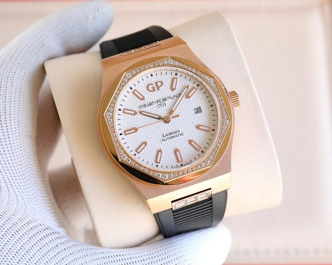 Girard-Perregaux Rose Gold Diamond - Hình 2