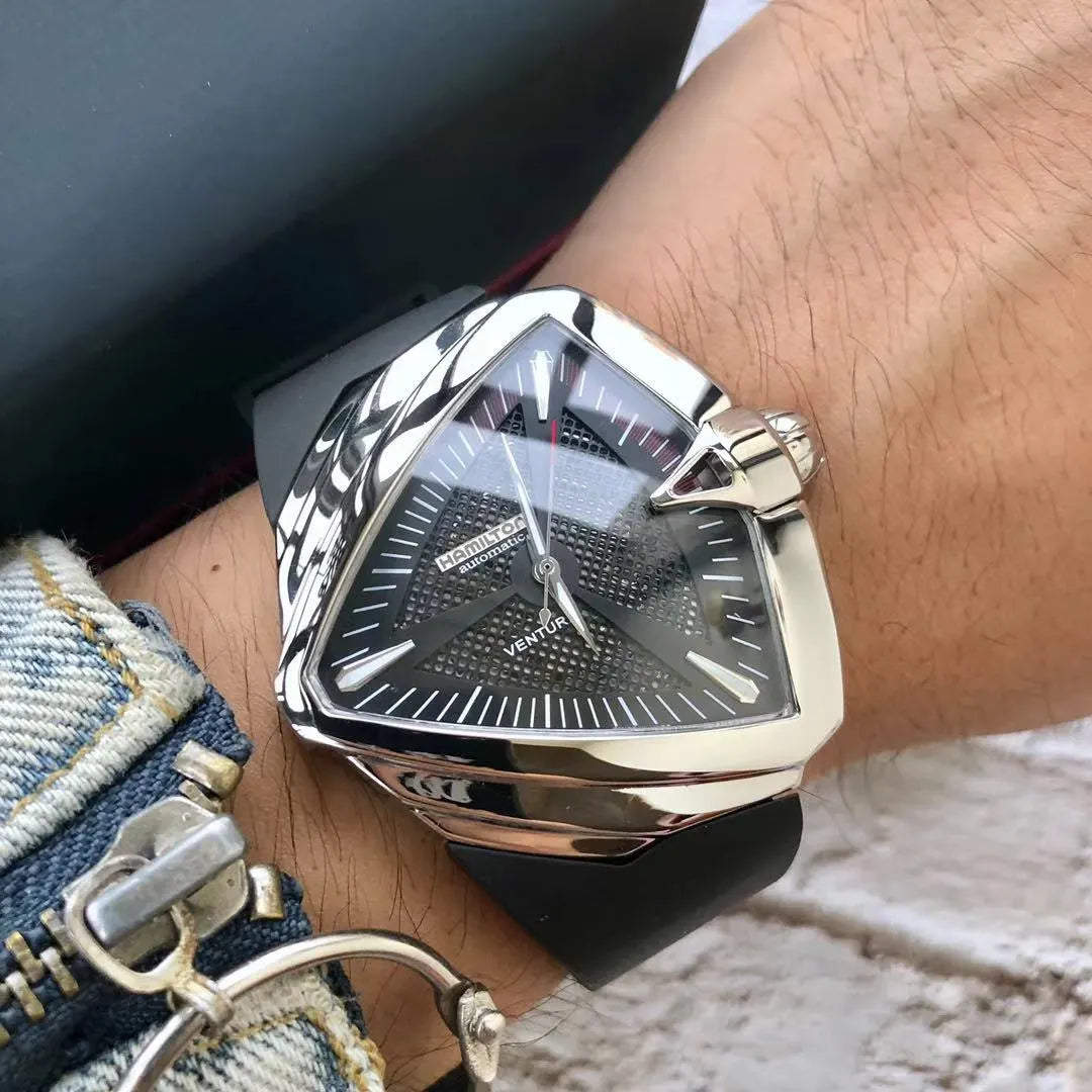 Hamilton Ventura Black Dial - Hình 10