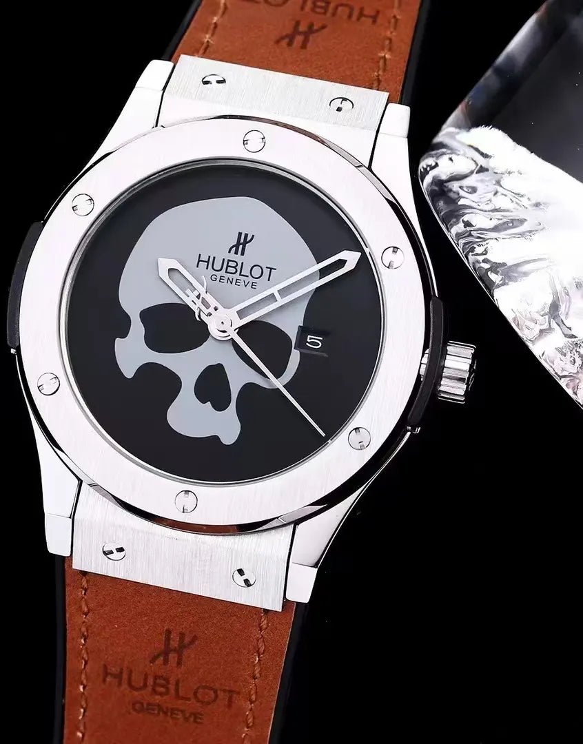 Hublot Skull Dial Leather