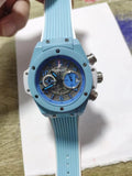 Hublot Blue Rubber Watch