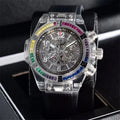 Hublot Rainbow Bezel Transparent