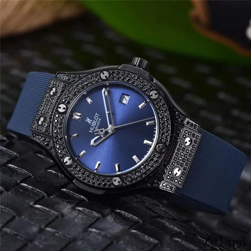 rubber Hublot Black Diamond Bezel - Hình 6
