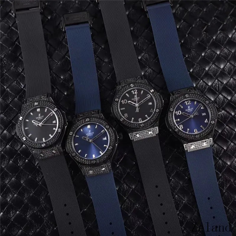 rubber Hublot Black Diamond Bezel - Hình 4