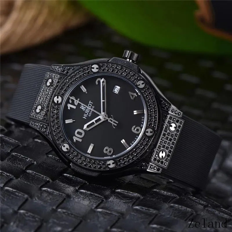 rubber Hublot Black Diamond Bezel - Hình 7