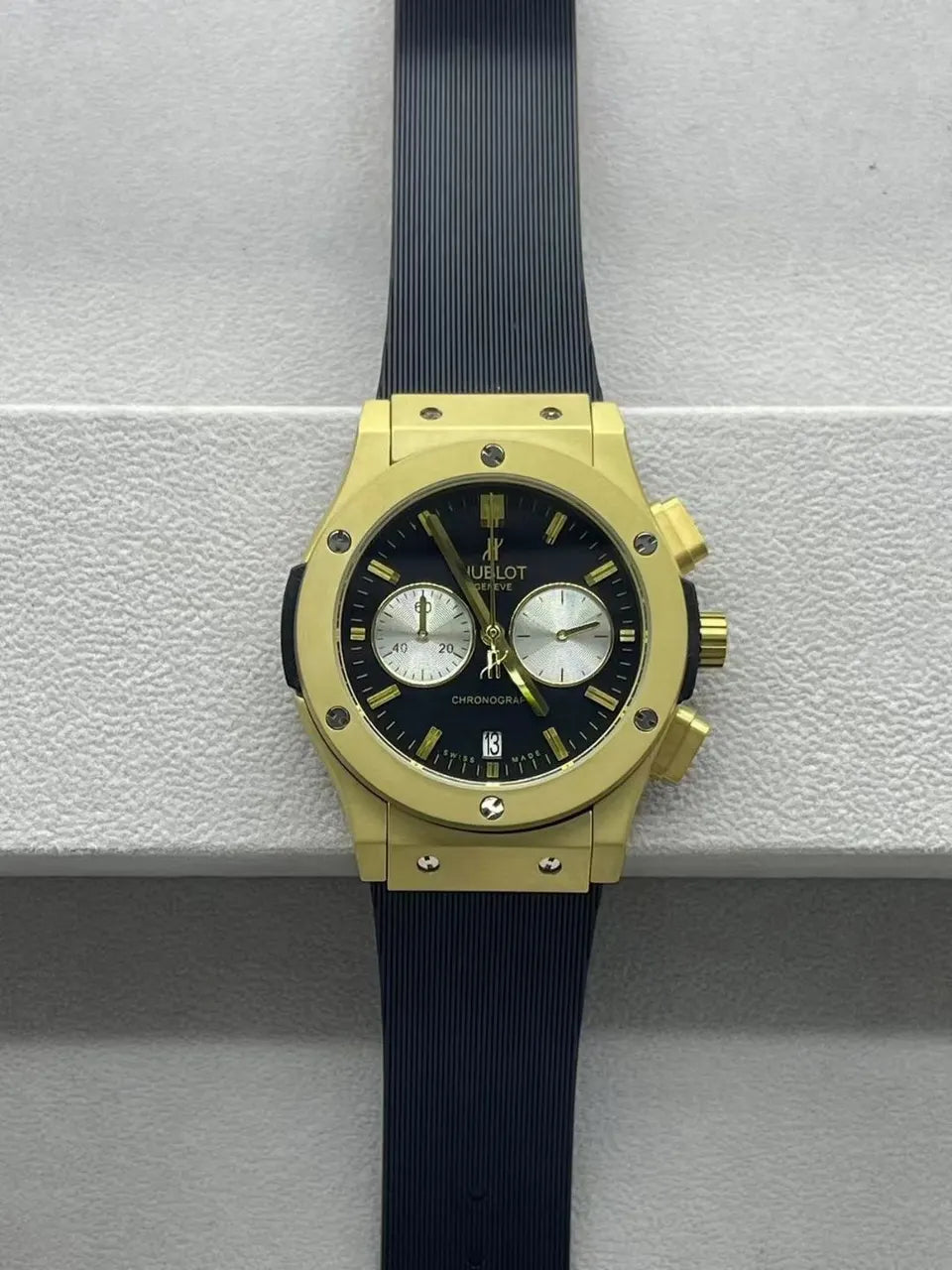 Hublot Gold Chronograph Grey - Hình 3