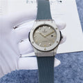 Hublot Grey Green Rubber