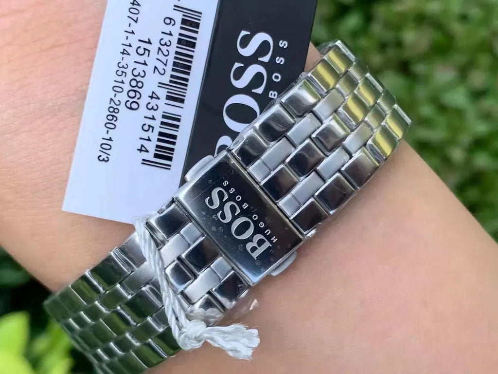 dial Hugo Boss Blue Chronograph - Hình 4