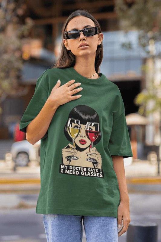I need Glasses Oversized T-shirt - Urban Theory Co
