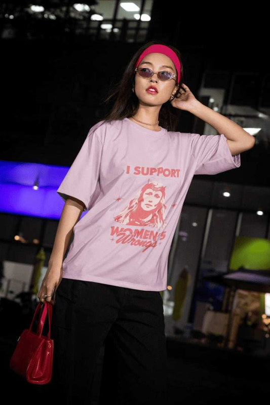 I support women's wrong Oversized T-shirt - Urban Theory Co