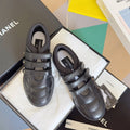 Chanel Mary Jane Sneaker in Black Lambskin