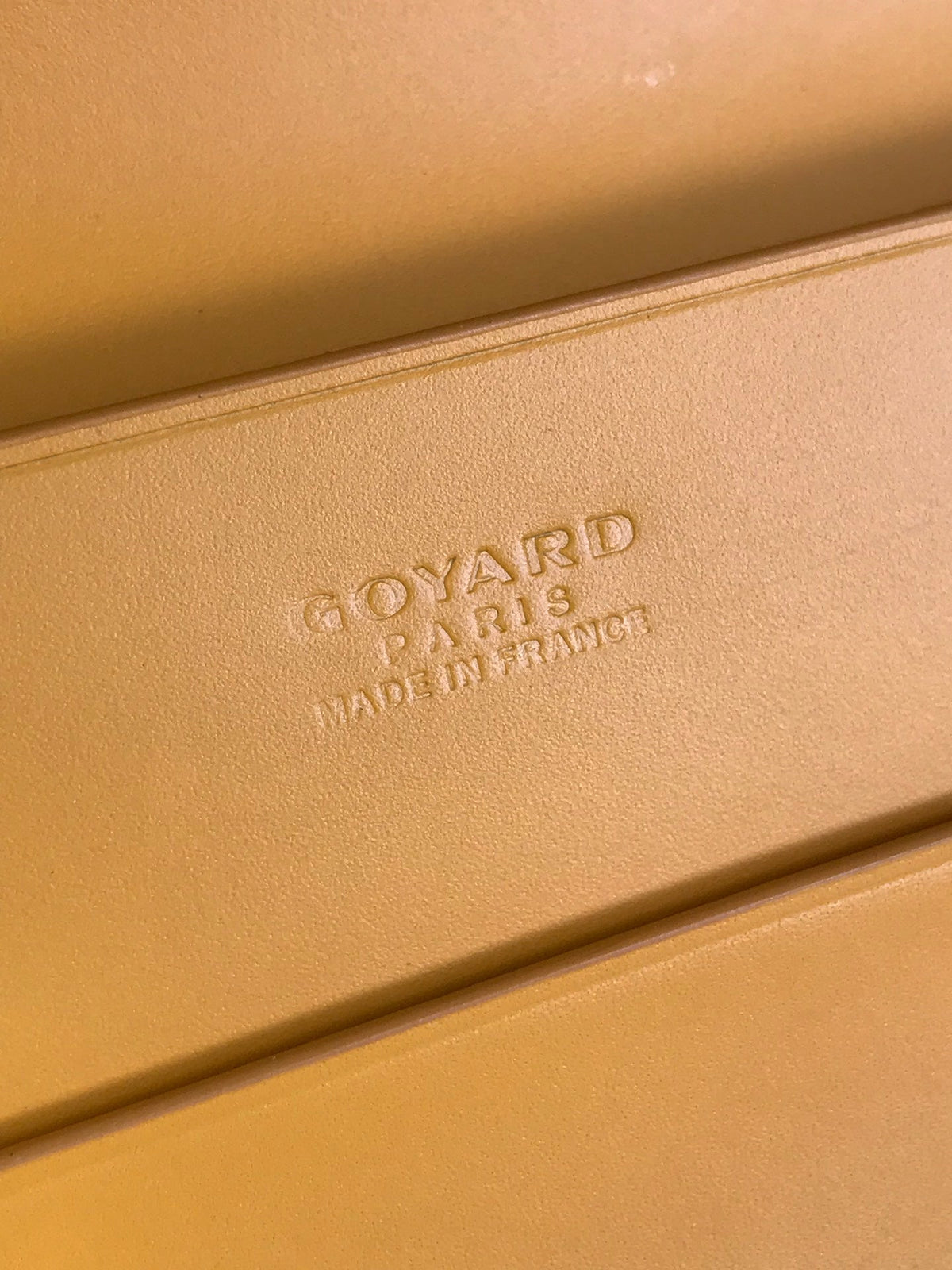 Goyard Richelieu Wallet 19 in Yellow Goyardine Canvas