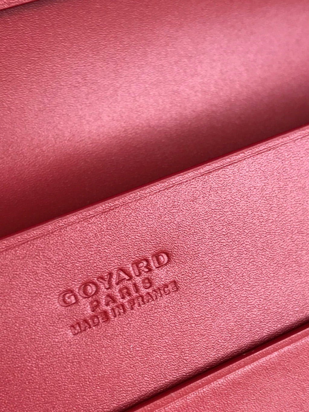 Goyard Richelieu Wallet 19 in Classic Red Goyardine Canvas