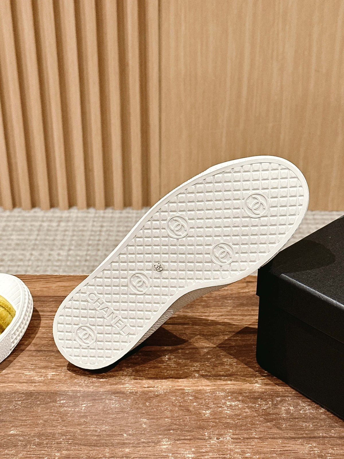 Chanel Converse Sneaker in Dijon Yellow Velvet