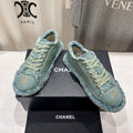Chanel Sneaker Arctic Blue Denim